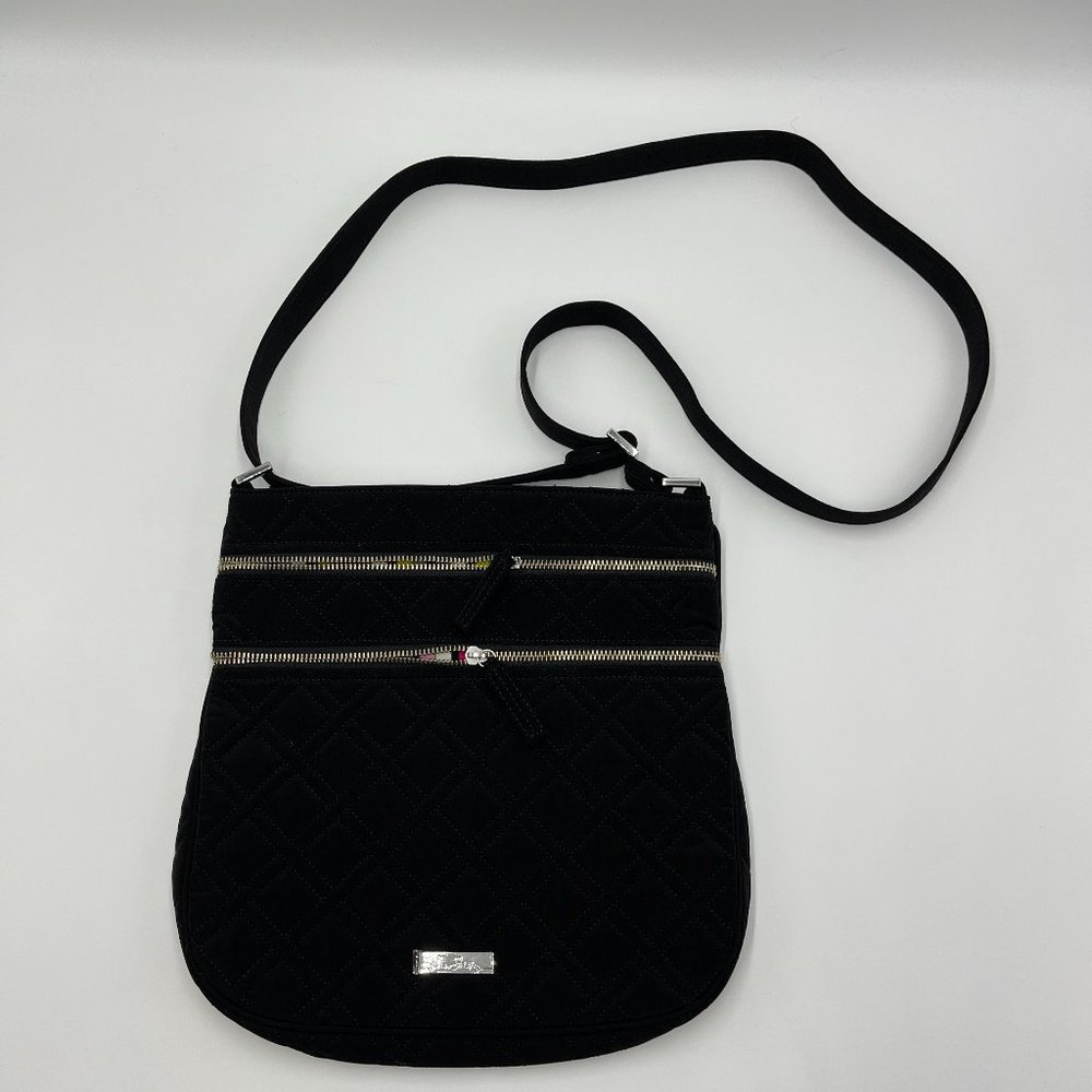 Vera Bradley Triple Zip Hipster Classic Black